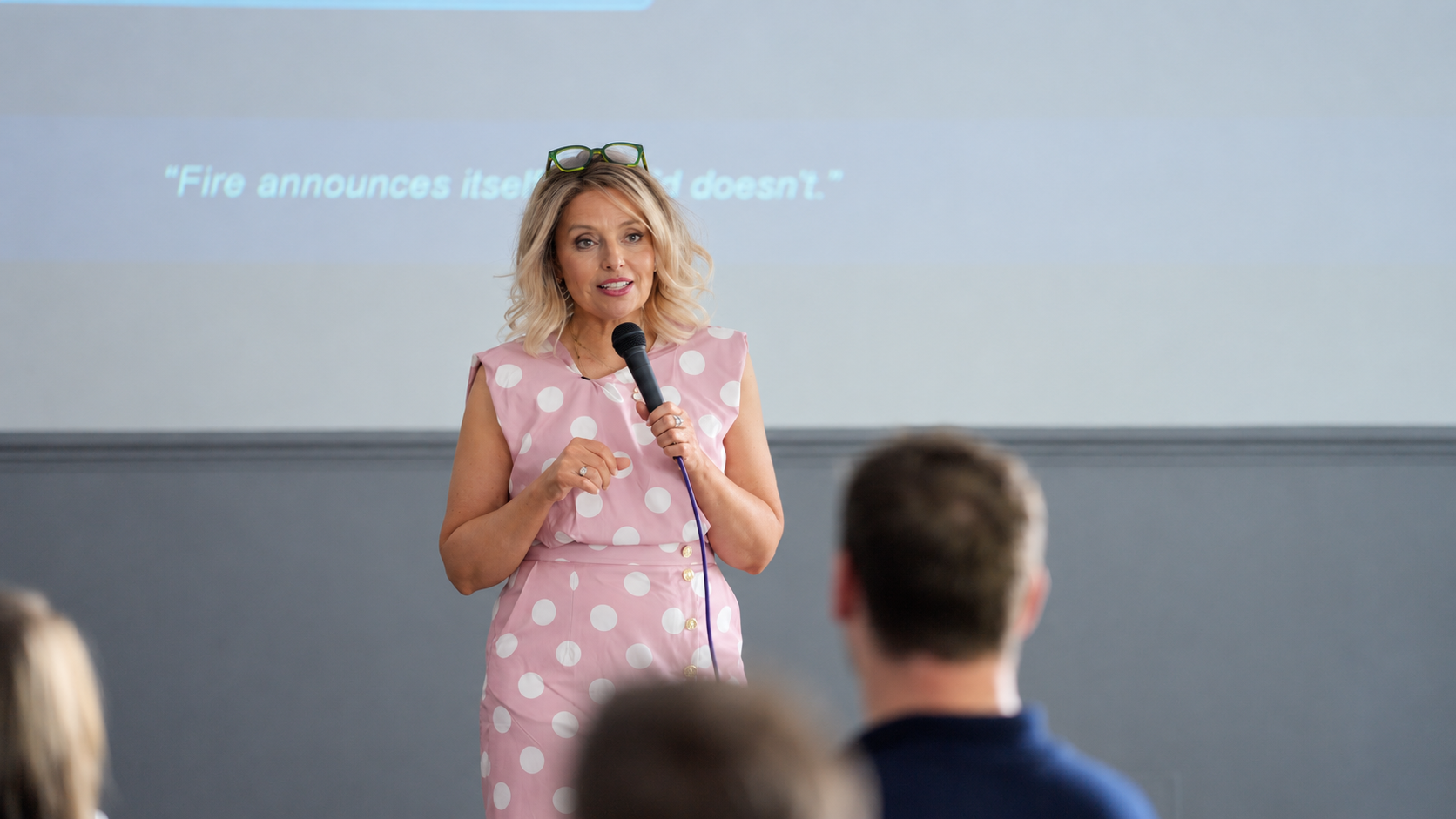 Mary Ann hosting and facilitating the Scottish Mould Awareness and Action Seminar